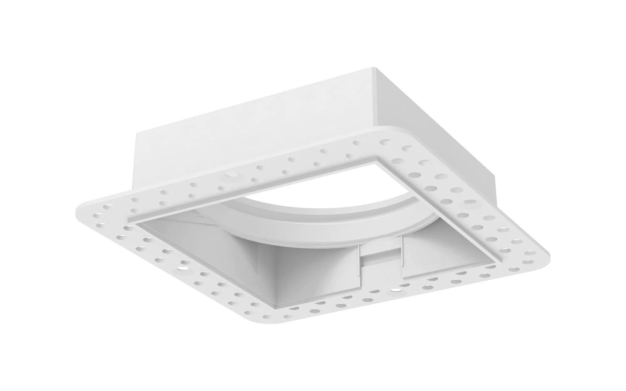 M9772  Sunrise 20W  Trimless Square Recessed Led spotlight,White outer frame, Cut out :95x95, 3yrs Warranty